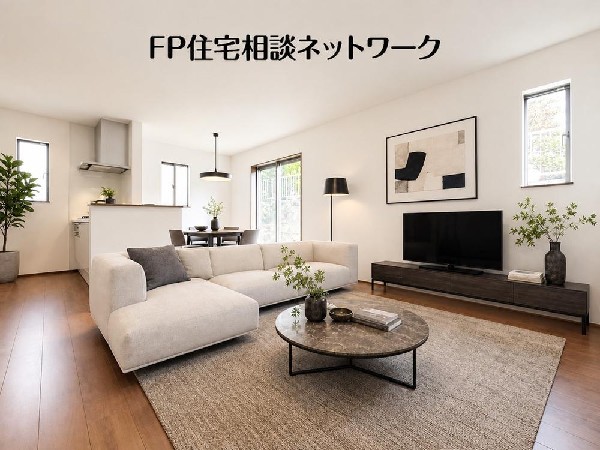家具の配置がしやすい広さを確保したこだわりの間取りです。（本画像はCGで作成しており、実際に現地に家具・家電等の家財はおかれておりません。また価格に家具・家電等は含まれておりません。）