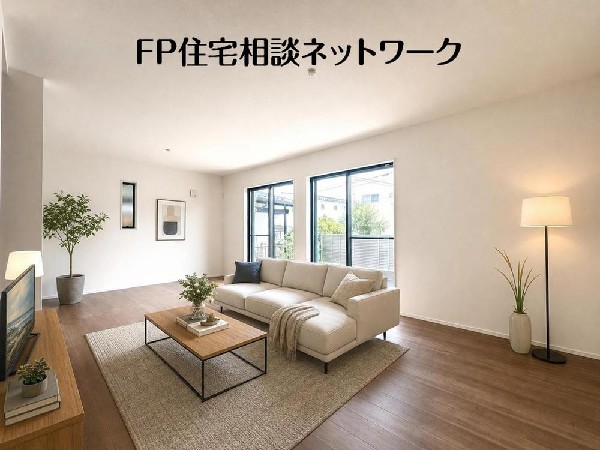 家具の配置がしやすい広さを確保したこだわりの間取りです。（本画像はCGで作成しており、実際に現地に家具・家電はおかれておりません。また価格に家具・家電等は含まれておりません。）