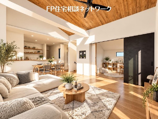家族と過ごす時間を大切にしたい方にぴったりのゆとりある住空間です♪（本画像はCGで作成しており、実際に現地に家具はおかれておりません。また価格に家具は含まれておりません。）