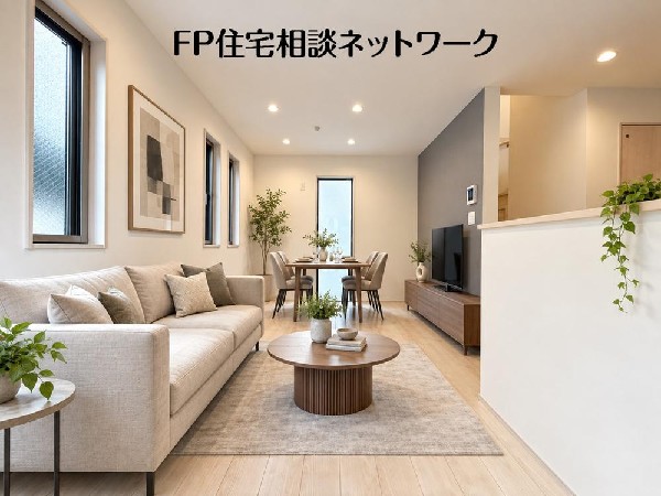 家具の配置がしやすい広さを確保したこだわりの間取りです。（本画像はCGで作成しており、実際に現地に家具・家電等の家財はおかれておりません。また価格に家具・家電等は含まれておりません。）