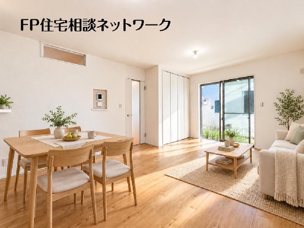 【リビングダイニング】  本画像はAIによるステージング加工を施したイメージです。家具・家電・小物等は現地にはなく、販売価格にも含まれません。実際の現況とは異なります。