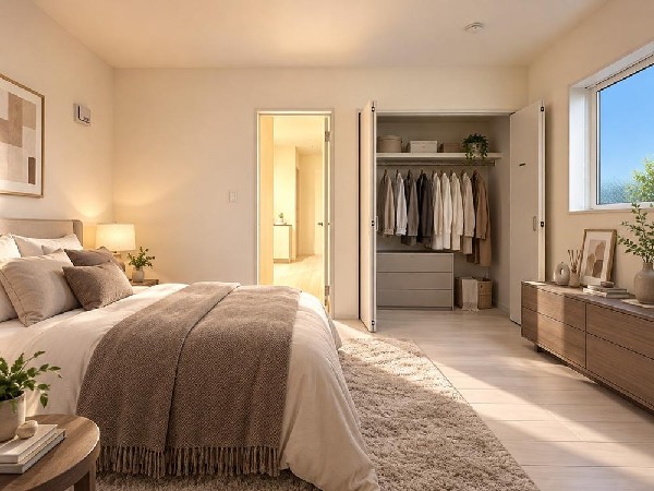 「どういう家具を置こうかな」とわくわくする。自分好みのお部屋にしてオンリーワンのお部屋でゆったりと寛ごう♪（本画像はCGで作成しており、実際に現地に家具はおかれておりません。また価格に家具は含ません）