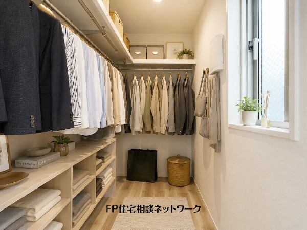 本画像の衣類、小物、収納棚等はCGの配置イメージです。販売価格に家具等は含まれず、付帯しません。