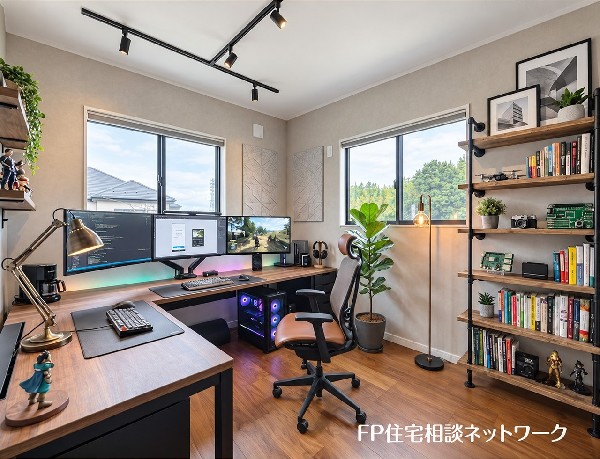 本画像の家具等はCGイメージで販売価格にも含まれず、付帯しません。なお、間接照明工事は有償です。