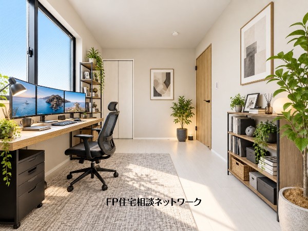 本画像の家具、PC、植栽等はCG生成の配置イメージです。販売価格にこれらは含まれず、付帯しません。
