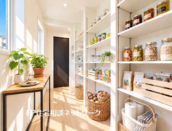 本画像はAIがCGで家具、食品、小物、籠などを生成しているため、実際の現地には設置されておりません。