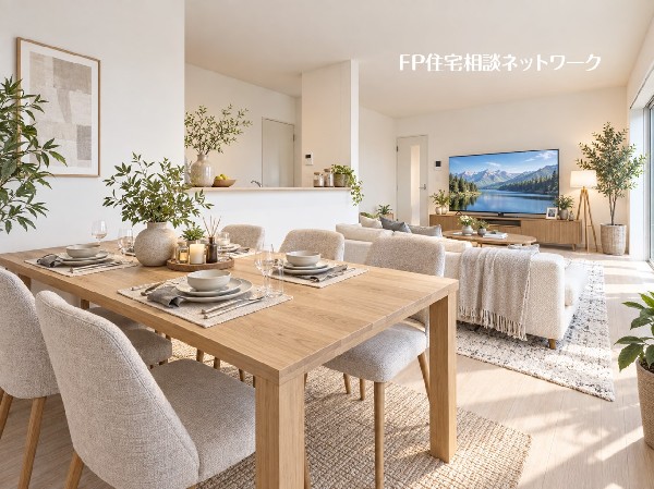 本画像の家具、TV、植栽、小物等はCGの配置イメージです。販売価格に家具等は含まれず、付帯しません。