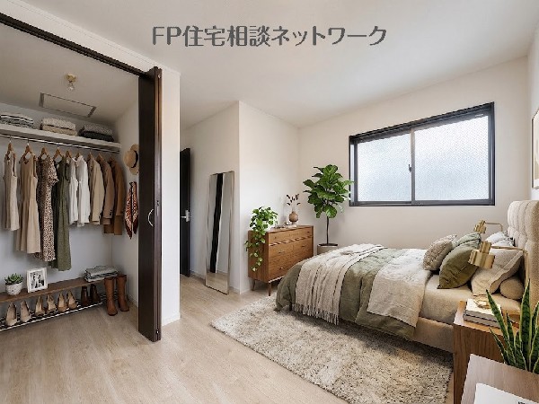 本画像の家具、ベッド、植栽、小物等はCGの配置イメージです。販売価格に家具等は含まれず、付帯しません。