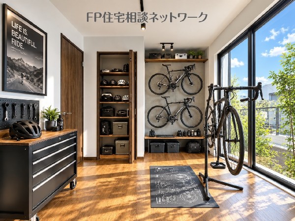 本画像の家具、自転車等はCGの配置イメージで販売価格に含まれず、付帯しません。間接照明工事は有償です。