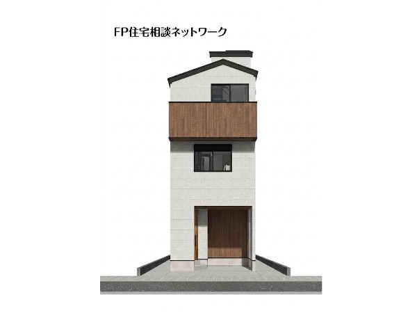外観:【完成予想図】東急東横線「妙蓮寺」駅徒歩5分の新築戸建！都内へのアクセスも良く、通勤・通学にも便利、周辺にはお買物施設も充実しておりお買物にも困らない立地です。