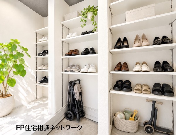 本画像の靴、植栽、小物等はCG生成の配置イメージです。販売価格にこれらは含まれず、付帯しません。