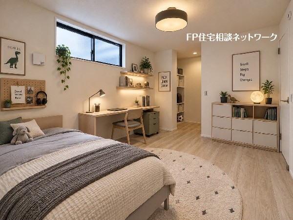 本画像の家具、家電等はCGイメージで販売価格にも含まれず、付帯しません。間接照明、棚工事は有償です。