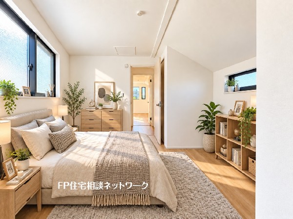 本画像のベッド、ラグ、家具、家電、植栽等はCG生成の配置イメージです。販売価格にこれらは含まれません。