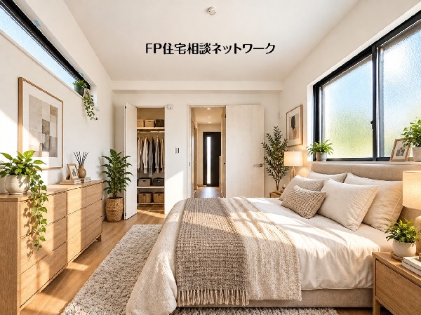本画像のベッド、ラグ、家具、植栽、衣類等はCG生成の配置イメージです。販売価格にこれらは含まれません。