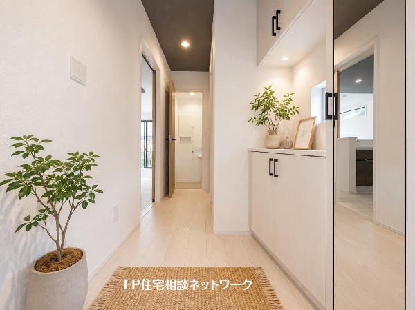 本画像の小物、靴箱、靴等はCGの配置イメージです。販売価格には含まれず、付帯しません。