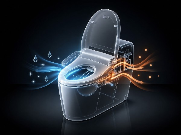 【ウォシュレット】ウォシュレット、暖房便座機能付のトイレです。従来型に比べ節水効果があり、お手入れもしやすいので、家計も家事の負担も軽減してくれます。