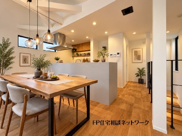 本画像の家具等はCGイメージで販売価格にも含まれず、付帯しません。なお、間接照明工事は有償です。