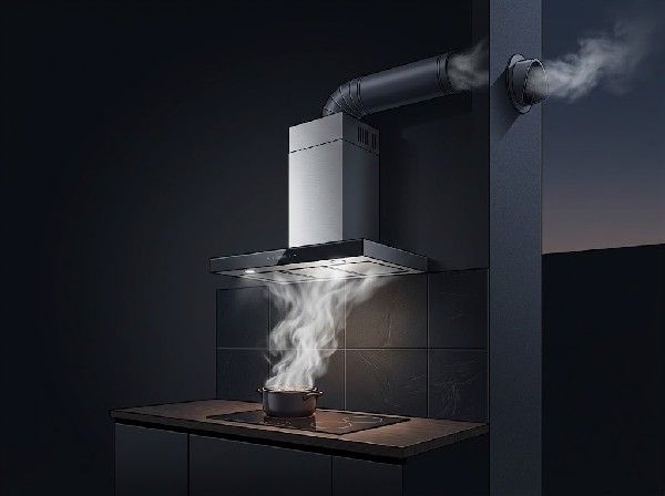 【】換気扇　調理中の煙や油、ニオイを屋外へ排出する設備です。戸建では、ダクトを用いるシロッコファンや壁に直接設置するプロペラファンが主流です。
