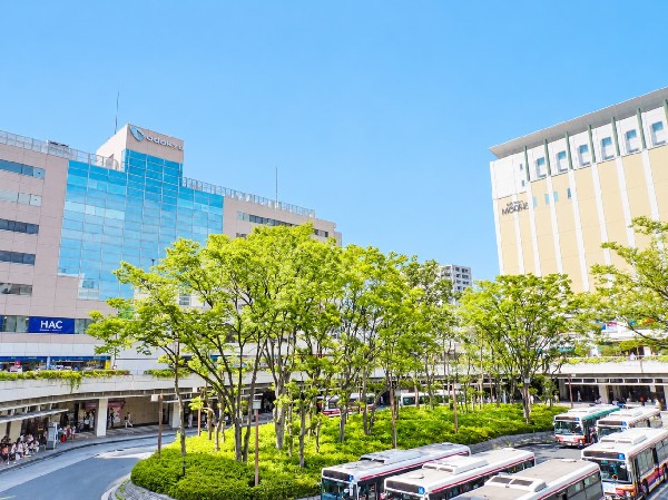 周辺環境:新百合ヶ丘駅(ショッピングモールや映画館のある駅ビルが立ち並ぶ人気の駅です。区役所等の公共機関も多数集まっており便利です。)