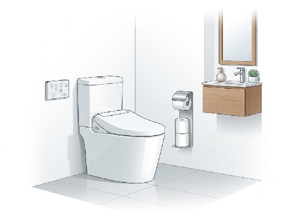 【】トイレ　ウォシュレット、暖房便座機能付のトイレです。従来型に比べ節水効果があり、お手入れもしやすいので、家計も家事の負担も軽減してくれます。