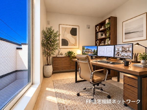 本画像はAIがCGで家具、家電、小物などを生成しているので実際の現地には設置されておりません。