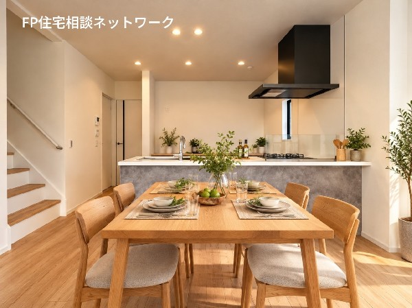 本画像はAIがCGで家具、植栽などを生成しているので実際の現地には設置されておりません。