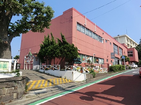 周辺環境:愛隣幼稚園(キリスト教精神に基づいた保育・遊びを通して、子どもたちの自主性と思いやりを育てる幼稚園です。)