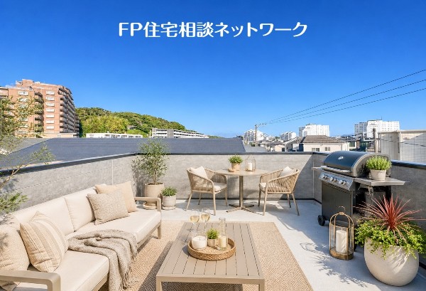 外観:ゆったりアウトドアリビング！（本画像はAI加工済みであり現地に家具等はなく価格にも含まれていません）