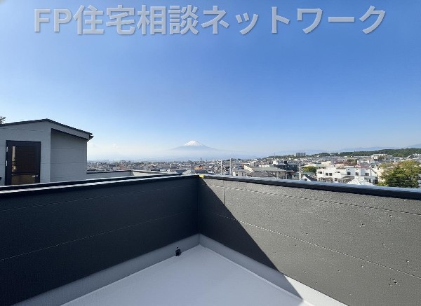 バルコニーから富士山が見える、とっておきの場所。