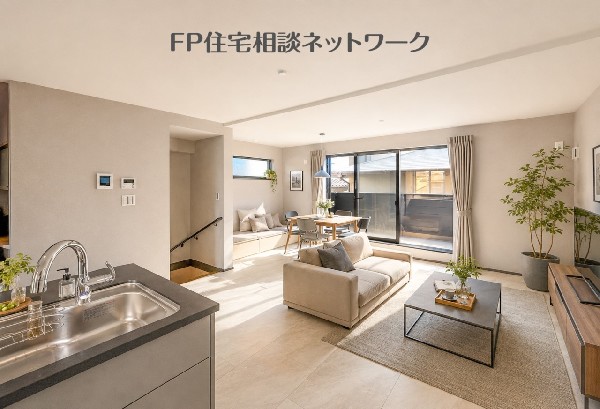 木目の温もりを感じる空間。（本画像はAI加工済みであり、現地に家具等はなく価格にも含まれていません）