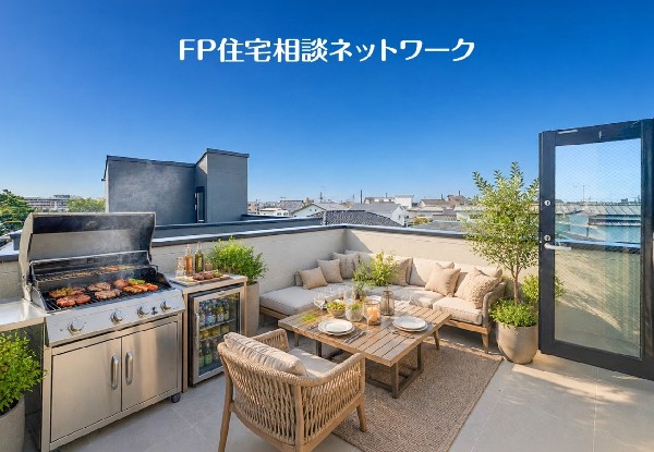 家族が集まる憩いの場所（本画像はAI加工済みであり、現地に家具等はなく価格にも含まれていません）