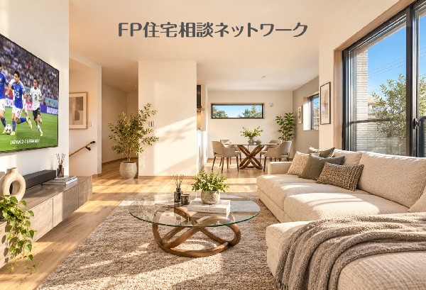 16.50帖の広々LDK（本画像はAI加工済みであり、現地に家具等はなく価格にも含まれていません）