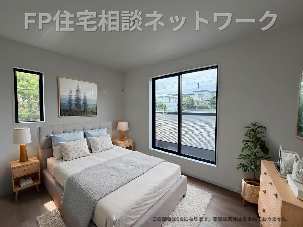 おひさまの光を、爽やかな風をたっぷりと取り込めます。毎日の生活も自然と明るくなりますね。  