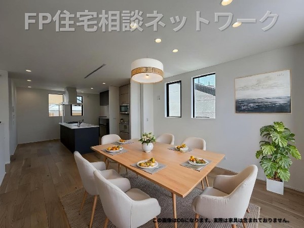 家族と過ごす時間を大切にする方にピッタリのゆとりの住空間です。  
