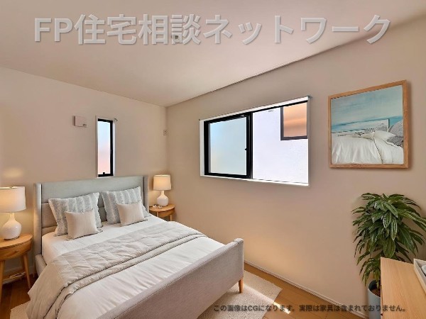 ２面採光の明るい居室は、お子様の勉強部屋にピッタリですね！