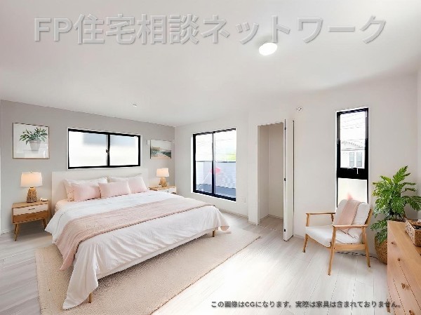 ベランダのある居室は、明るく開放感があります。