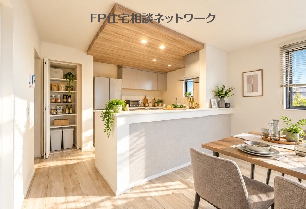家族が集うLDKです♪（本画像はAI加工済みであり、家具等はなく価格にも含まれていません）