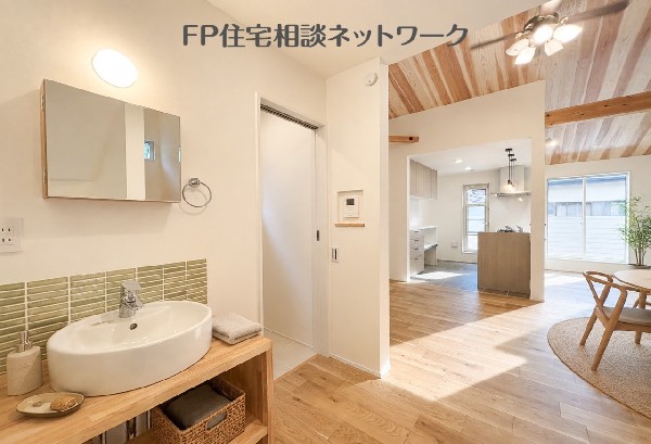 セカンド洗面所（本画像はAI加工済みであり、家具等はなく価格にも含まれていません）